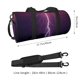 thumbnail image 2 of Balery Thunderstorm Violet Purple Bolsa de Gimnasio para Mujeres y Hombres, Bolsa de Viaje Impermeable, Bolsa de Fin de Semana con Compartimento para Zapatos y Bolsillo Húmedo, 2 of 6