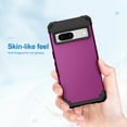 thumbnail image 2 of Mantto for Google Pixel 7 Case, 3 in 1 Heavy Duty Rugged Hybrid Anti Slip Shockproof Hard PC Cover Soft Silicone Bumper Non-Slip Protective Phone Case Cover for Google Pixel 7,Purple, 2 of 7