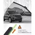 thumbnail image 7 of Simzone 22"+22" Windshield Wiper Blades, Wiper Blades with Premium Rubber, Durable Stable & Quiet, Auto Replacement Windshield Wipers for All-Seasons (Pack of 2), 7 of 7