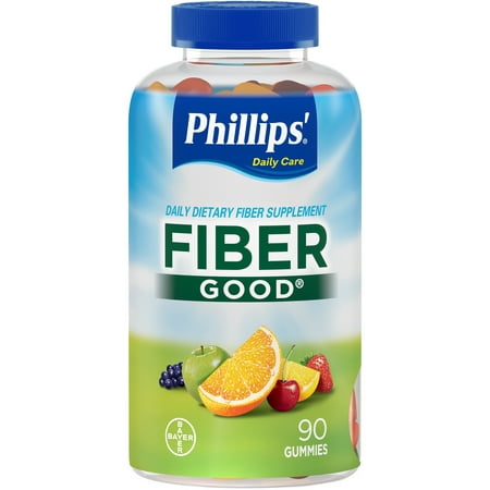 Phillips' Fiber Good Daily Supplement Gummies, 90 (Best Fiber Gummies For Adults)