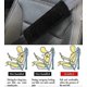 thumbnail image 2 of 2 PCS Authentic Sheepskin Auto Seat Belt Cover Shoulder Seatbelt Pad for Adults Youth Kids Toddlers - Car, Truck, SUV, Airplane,Camera Backpack Straps, 2 of 4