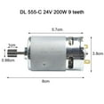 thumbnail image 6 of 555 24V Motors for Children Electric Car Toy Dl 555-C 24V High Speed High Power, 6 of 8