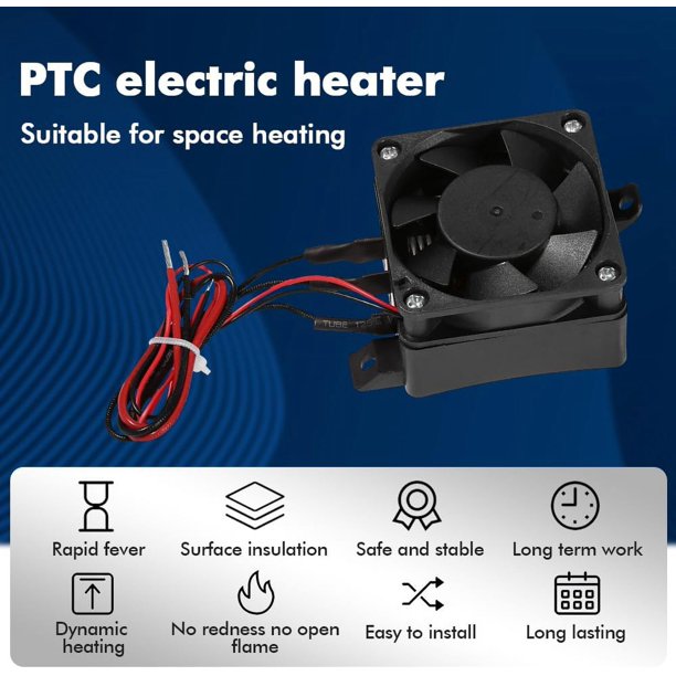 PTC Heater 100W 12V Energy Saving PTC Car Fan Constant