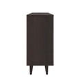 thumbnail image 2 of Modway Daxton Wood & Metal Display Stand in Cappuccino and White, 2 of 7