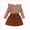 D371-Brown, variant on 2-3 Years Toddler Girls Outfits Long Sleeve Print Shirt Top Pants Child Kids Two Pieces Fall Winter School Set Girl Clothes,Orange Outfit