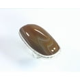 thumbnail image 5 of Agate Natural Genuine Gemstone Sterling Silver Ring RSS,720, 5 of 5
