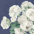 thumbnail image 2 of Hageman, Marilyn 20x20 Black Ornate Wood Framed with Double Matting Museum Art Print Titled - Peonies on Blue Indigo, 2 of 4