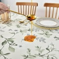 thumbnail image 6 of Vinyl Oilcloth Tablecloth Rectangle Spillproof Wipeable Stainproof PVC Plastic Waterproof Tablecloths for Birthday,Christmas,Banquet Kitchen Dining Tablecloth - 54 x 84 Inch, 6 of 6