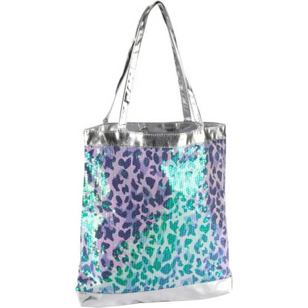 Sparkly Black Sequin Tote Bag