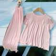 thumbnail image 2 of LWNYDPLSD Fleece Pajamas Toddler Boy Winter Clothes Baby Girl Onesies 3-6 Months Pijama Boys Pjs Size 8 Kid Robes Xmas Pjs Kids, Pink 7-8 Years, 2 of 9