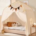 thumbnail image 1 of Carpa de juegos para niños Little Dove extra grande con banderas y luces, 1 of 7