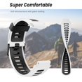 thumbnail image 4 of Correa para reloj NotoCity Forerunner 220 de silicona negro-blanco, 4 of 8