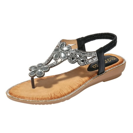 

Women s Sandals Shoes Wedges Fashion Buckle Strap Sandals Summer Flip Flops Shoes for Women