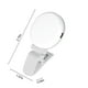 thumbnail image 3 of Anillo de luz, luz para selfies, recargable, batería de gran capacidad, portátil, 60 LED, brillo ajustable, luz con clip para teléfono, computadora portátil, luz de relleno para maquillaje., 3 of 8