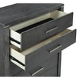 thumbnail image 6 of New Classic Furniture Odessa 5-Drawer Solid Wood Chest in Charcoal, 6 of 10