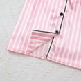 thumbnail image 6 of LIIPEE Women Sleepwear Satin Pajamas Button Up Silk With Notch Collar 2PCS Set Lovely Homewear, 6 of 6