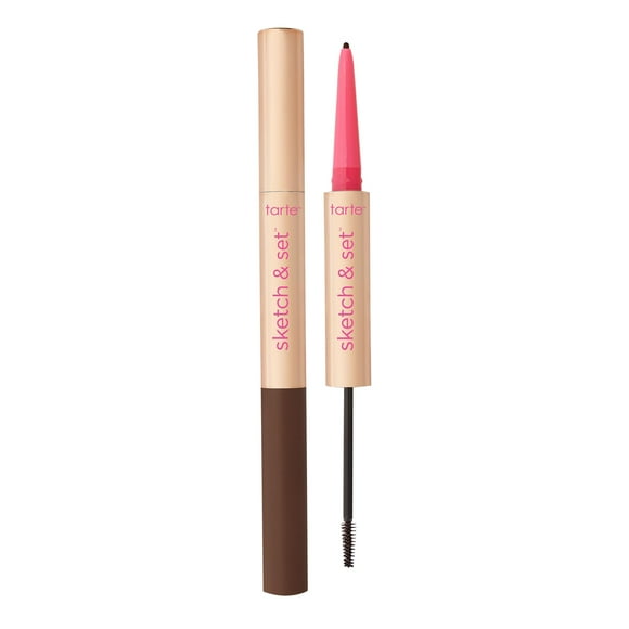 Set de lápiz para cejas y gel tintado Tarte Big Ego Dark Warm Brown