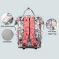 thumbnail image 4 of Bolsa de pañales Mochila Bolsas de orina Bolsas de pañales de gran capacidad Mochilas con correas ajustables y múltiples mochilas impermeables Bolsas de bebé Botellas aisladas Cambio Muyoka Hogar, 4 of 6