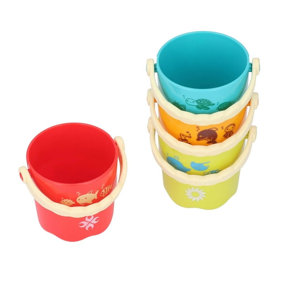 Stacking Cup, Stacking Bucket Portable Birthday Gift Lovely For Beach For Toddler For Home Bathroom