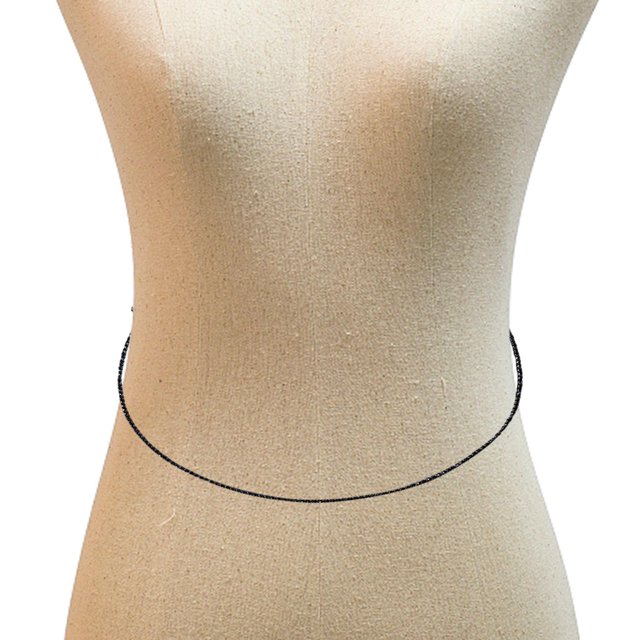 Cadena del cuerpo Yinane Accesorios de joyería para la cintura negro
