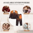thumbnail image 7 of Hirioo Tree Hollow Meditating Giraffe for Women's Pajama Sets 2 Piece Pjs Women's Long-Sleeved Pajama Set Button Down Sleepwear,S-XXL-XX-Large, 7 of 7
