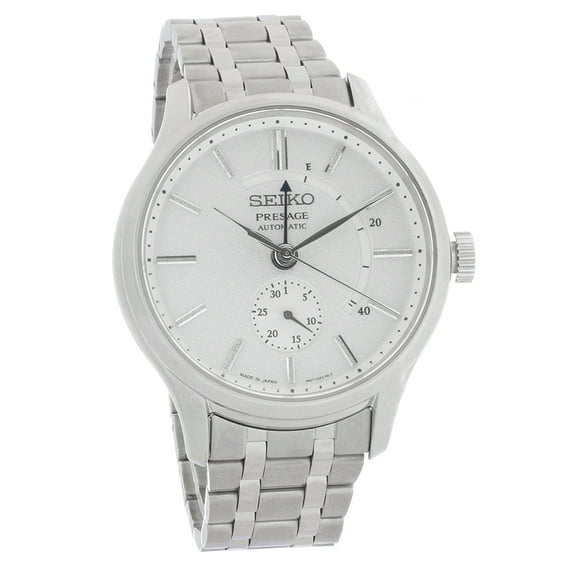 Seiko Presage Men's Power Reserve Stainless Automatic Watch SSA395