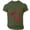 Army Green #006, variant on Mens Halloween Shirts Witch Hat Castle Graphic Crew Neck Fall T-Shirt Ghost Print Short Sleeve Cute Casual Costumes 2XL