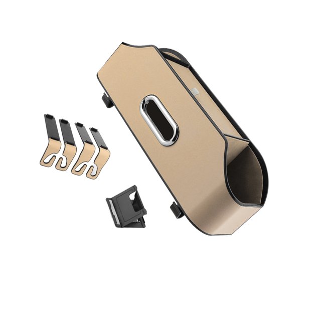 Scienceny Práctico organizador de coche Fácil acceso a soluciones de almacenamiento multifuncional Accesorios interiores Organizador de asiento Automoción decorativa y accesorios piel beige
