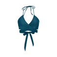 thumbnail image 4 of ZHYou Womens Push Up Bikini Sets Wrap Bandage Bathing Suit Two Piece Swimsuits,Dark Blue,Size M, 4 of 4
