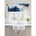 thumbnail image 2 of Valances for Windows Abstract Watercolor Graffiti Rod Pocket Cafe Window Treatments Valance Curtains for Kitchen Bathroom Laundry Basement Windows 60"x14", 2 of 9