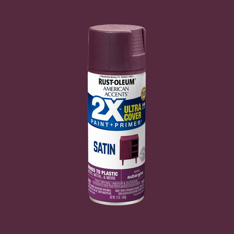 6 pack) Aubergine, Rust-Oleum American Accents 2X Ultra Cover