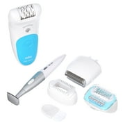 Braun Silk-Ãpil 5 5-810 Epilator for Women for Gentle Hair Removal, White/Turquoise