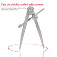 thumbnail image 3 of Drafting Compass, Carbon Steel 150mm Small Flat Leg Divider High Hardness  for Metalware, 3 of 7