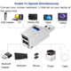 thumbnail image 3 of Concentrador USB 3.0 de 3 puertos (2x USB 2.0 + USB 3.0), concentrador de datos para PC y otros dispositivos compatibles con USB 3.0 Ormromra 2033549-2, 3 of 8