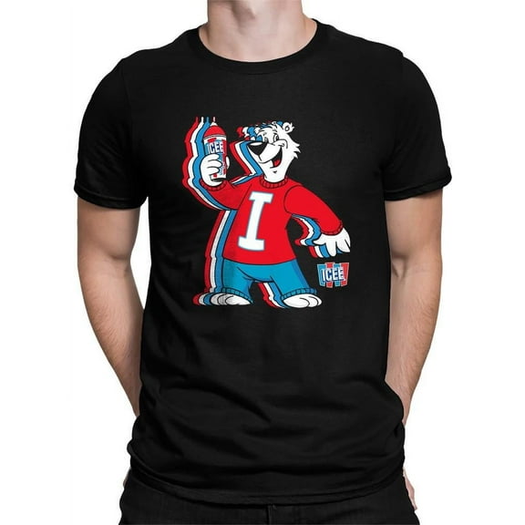 Chill Polar-Bear Graphic - Fun ICEE Retro Style Graphic Men's T-shirt