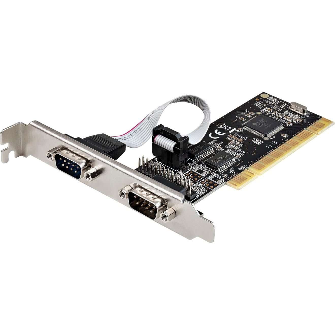 posponer Comprimido Peregrino StarTech PCI Serial Parallel Combo Card with Dual Serial RS232 Ports (DB9)  & 1x Parallel Port (DB25), PCI Adapter Expansion Card - Walmart.com