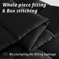 thumbnail image 5 of JUSTLET Luxury Solid Down Alternative Machine Washable Black Comforters, Twin, 5 of 6