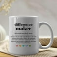 thumbnail image 5 of Difference Maker Definition Mug - Thank You Gifts, Appreciation Gifts for Coworkers, Retirement Gifts, 11oz Difference Maker Coffee Mug Ceramic, 5 of 6