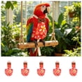 thumbnail image 2 of Cherry Blossom Parrot Diaper Flight Suit, Adjustable Bird Waste Catcher Harness, For Budgie Conure Lovebird Travel (Red Floral)-1, 2 of 6