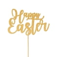 thumbnail image 2 of AURIGATE Glitter Gold Easter Cake Toppers, Bunny & Egg Design Cake Decorations for Easter Brunch, Party Dessert Tables & Holiday Celebrations, 2 of 6