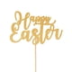 thumbnail image 2 of CaiYueKe Easter Party Cake Topper Decorations Alphabet Number Gold Scallion Paper Flag Inserts for Dessert Cupcake Holiday Celebration Supplies Decorative Flags, 2 of 7