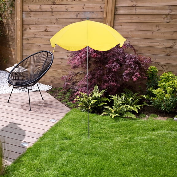 COMPUKAS Stainless Steel Garden Cooling Umbrella Shade Cover for Plants - Outdoor Sun Set