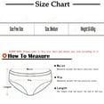 thumbnail image 3 of Jwputqe&nbsp;Briefs for women,Womens Boxer Briefs,Womens Briefs Underwear,Breathable,Fitted,Solid,Elastic Waist,Polyester,Spandex,Red,Free Size, 3 of 5
