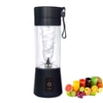 thumbnail image 1 of Licuadora portátil recargable por USB, licuadora pequeña de una sola porción, licuadora de tamaño personal, licuadora de viaje, taza exprimidora, 1 of 6