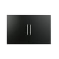 thumbnail image 3 of Prepac's HangUps Upper Storage Cabinet - Elegant and Spacious Wall Cabinets to Maximize Your Storage, 36" Size, Classic Black Finish, 3 of 13