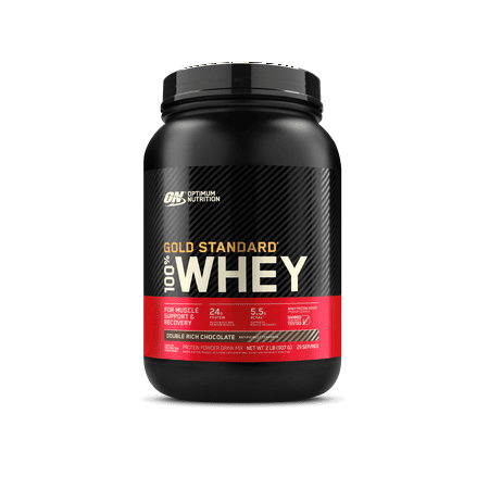 Optimum Nutrition Gold Standard 100% Whey, Double Rich Chocolate, 2 lb (907 g)