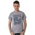 thumbnail image 4 of Smurf 80s Cartoon Kanji Cool Manga Men's Graphic T Shirt Tees Brisco Brands S, 4 of 4