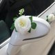 thumbnail image 4 of Juego de lazos de cinta con plato de flores para coche de boda, suministros de adorno, eventos de fiesta, 4 of 5