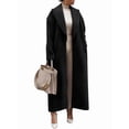 thumbnail image 2 of Manteau Trench Long Maxi Ouvert à Simple Boutonnage avec Poches pour Femmes, 2 of 8