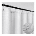 thumbnail image 2 of Cortina De Baño De Tela 180 cm x 180 cm Impermeable blanco, 2 of 5